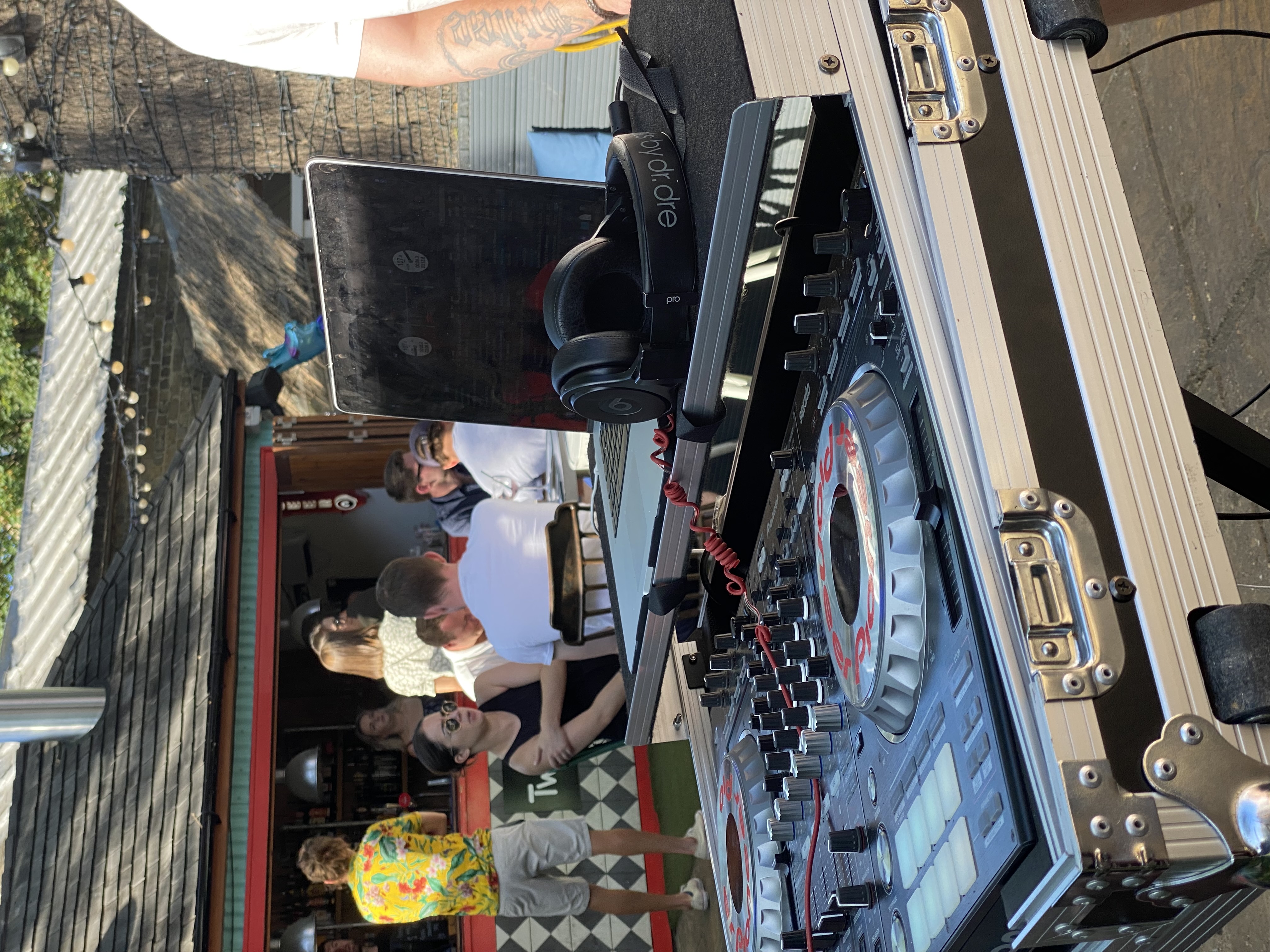Corporate event & party DJ booth